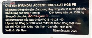 Xe Hyundai Accent 1.4 AT Đặc Biệt 2022