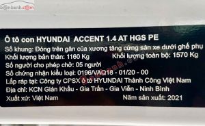 Xe Hyundai Accent 1.4 AT Đặc Biệt 2021